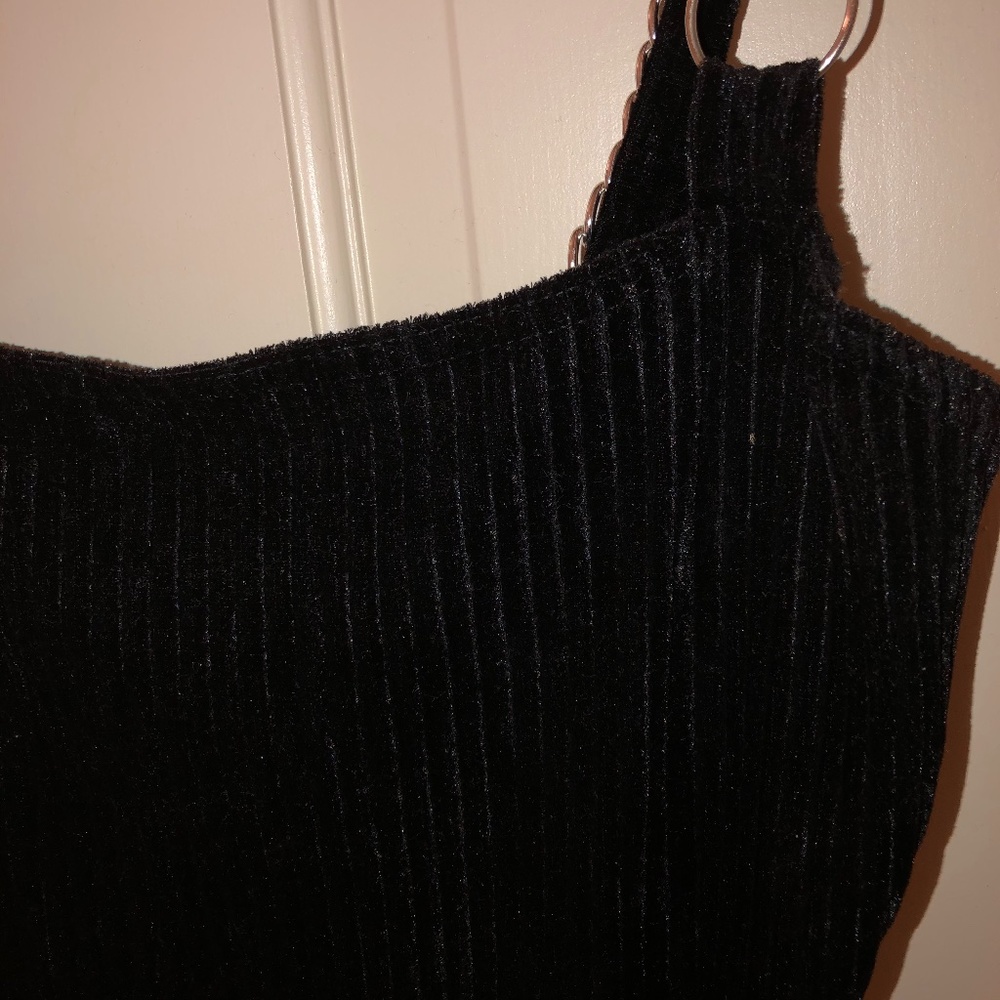 Velvet Ribbed Bodysuit - Picture 4 of 5